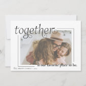 『一緒に』は私たちお気に入りののクリスマスの場所だ シーズンカード (正面)