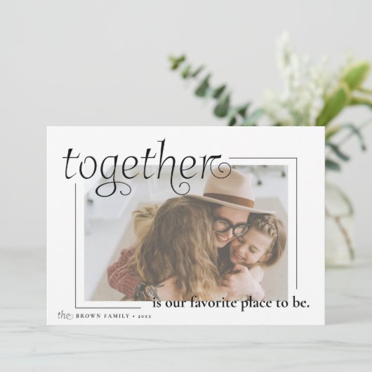 『一緒に』は私たちお気に入りののクリスマスの場所だ シーズンカード (スタンド正面)