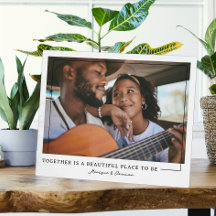 一緒に |カップルパーソナライズされたフォトプラーク