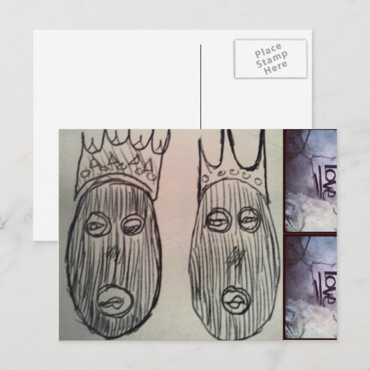 一緒に ポストカード (正面/裏面)