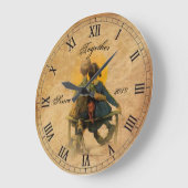 一緒に…ヴィンテージ ラージ壁時計 (傾斜)