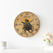 一緒に…ヴィンテージ ラージ壁時計 (ホーム)