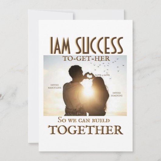 一緒に 招待状 (正面)