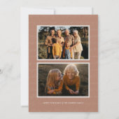 一緒に & 楽しく | 懐かしい ５枚の写真のクリスマス (裏面)