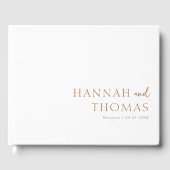 一緒に!白結婚色 ゲストブック (正面)