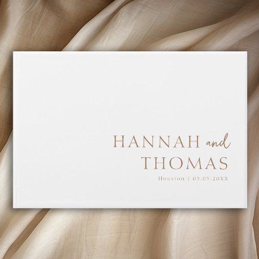 一緒に!白結婚色 ゲストブック