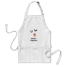 一緒に。鶏、ユーモアおもしろい、