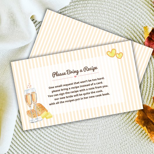 一緒に butter を添えて、ぜひレシピをお持ちください エンクロージャーカード