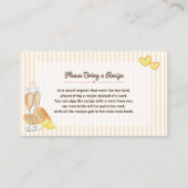 一緒に butter を添えて、ぜひレシピをお持ちください エンクロージャーカード (正面)
