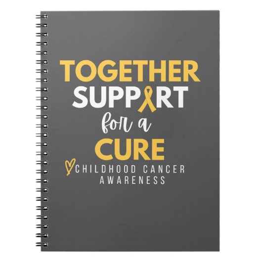 一緒にcure cancer spiral Notebookをサポート ノートブック (正面)
