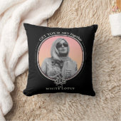 一緒にSh*tを取得する – 白い蓮 クッション (ブランケット)