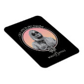 一緒にSh*tを取得する – 白い蓮 マグネット (右側)