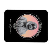 一緒にSh*tを取得する – 白い蓮 マグネット (横)