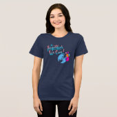 一緒にTシャツを着る トライブレンドTシャツ (正面全面)