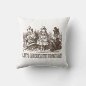 一緒にWonderland Alice Queensを検討しよう クッション (裏面)