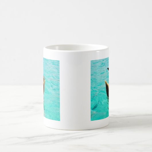 一緒のおもしろいのstanielのキーの水泳のブタのカモメのfis コーヒーマグカップ (中央)