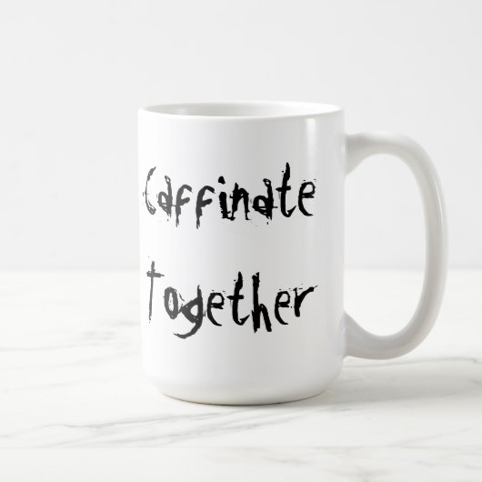 一緒のガールフレンドCaffinate コーヒーマグカップ (右)