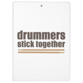 一緒のドラマーの棒 クリップボード (裏面)