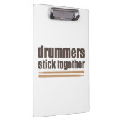一緒のドラマーの棒 クリップボード (右)