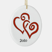一緒の初めてのクリスマス2011年 セラミックオーナメント (右)