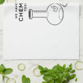 一緒の化学 キッチンタオル (折り畳み)