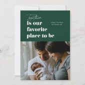 一緒の場所が私たちの最も好きな場所 4枚の写真 シーズンカード (正面)