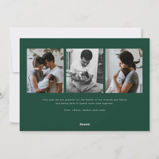 一緒の場所が私たちの最も好きな場所 4枚の写真 シーズンカード (裏面)