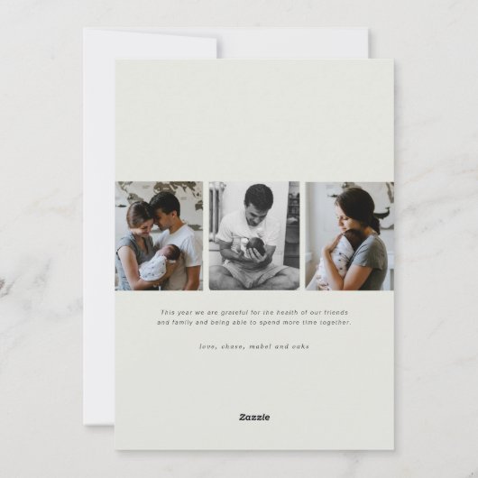 一緒の場所が私たちの最も好きな場所 4 枚の写真 シーズンカード (裏面)