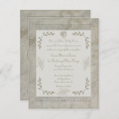 一緒の女神のJunoのラテン系の句生命によって 招待状 (正面/裏面)