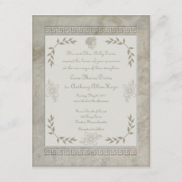 一緒の女神のJunoのラテン系の句生命によって 招待状