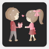 一緒の旅❤️ スクエアシール (正面)