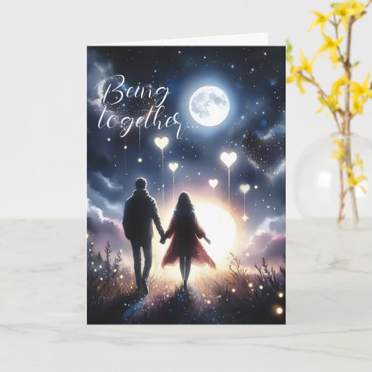 一緒の時間 カード (黄色い花)