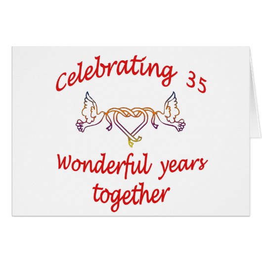 一緒の35年を祝って下さい (正面横)