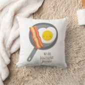 一緒のEggcellentのかわいいベーコン・エッグの枕 クッション (ブランケット)
