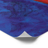 一緒コンテンポラリーに絵画の芸術プリント ポスター (角)