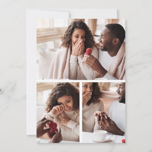 一緒メリーに休日婚約日付を保存 セーブザデート (裏面)