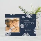 一緒メリーに写真クリスマスホリデーカード シーズンカード (スタンド正面)