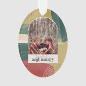 一緒メリーに |写真アーチクリスマスホーンモダン(Christmas Orn) オーナメント (正面)
