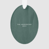 一緒メリーに |写真アーチクリスマスホーンモダン(Christmas Orn) オーナメント (裏面)