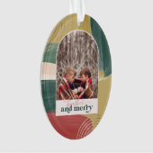 一緒メリーに |写真アーチクリスマスホーンモダン(Christmas Orn) オーナメント (正面)