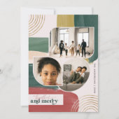 一緒メリーに |抽象芸術モダンフォトクリスマス (正面)