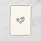 一緒描に結婚 エンクロージャーカード (裏面)