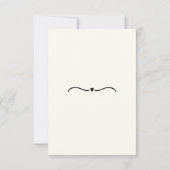 一緒描に結婚 出欠カード (裏面)