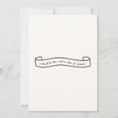 一緒描結婚式招待状 招待状 (裏面)