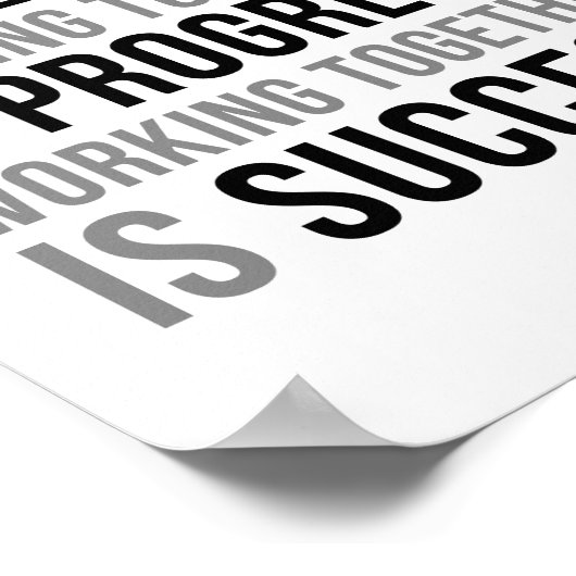 一緒来に始まる ポスター (角)