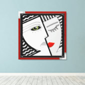 一緒来に キャンバスプリント (インサイチュ (ウッドフロア))