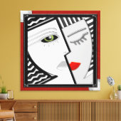 一緒来に キャンバスプリント (インサイチュ (リビング))