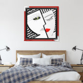 一緒来に キャンバスプリント (インサイチュ (寝室))