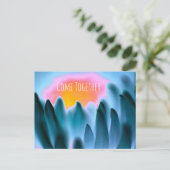 「一緒来に」フローラプリントはがき ポストカード (スタンド正面)