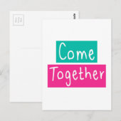 一緒来に ポストカード (正面/裏面)